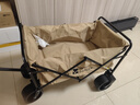 牧高笛（MOBIGARDEN）營地車 戶外露營大容量寬輪雙剎折疊推車星際 NX23689009 細沙黃 曬單實拍圖