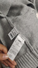 森馬（Semir）針織開(kāi)衫女短款圓領(lǐng)正肩顯瘦2024冬趣味小狗提花上衣109724106004 曬單實(shí)拍圖
