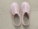 亞麻拖鞋女夏季外穿室內家居家用防滑軟底居家四季棉麻布拖鞋男士 粉色 40-41【平時(shí)適合39-40】 曬單實(shí)拍圖
