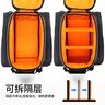 西騎者（WestBiking）自行車包馱包后座包硬殼防雨后貨架包大容量尾包馱包單車騎行裝備 黑色【碳紋硬殼25-45L】帶防雨罩 曬單實拍圖