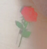 【20張裝】逐港3D防水防汗紋身貼女孩玫瑰花朵蝴蝶小圖案立體文身貼紙 一套20張花朵 曬單實拍圖