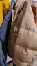 MQD童裝男大童冬裝學(xué)院風(fēng)趣味玩偶羽絨服 卡其 150 曬單實(shí)拍圖