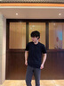 賓宇兄弟【四件裝】純棉短袖t恤男裝衣服夏季圓領(lǐng)休閑半截袖寬松純色打底 1.白色+鐵灰+卡其+黑色 XL 建議140-155斤 曬單實(shí)拍圖