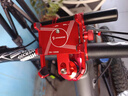 專(zhuān)用迪卡儂自行車(chē)手機支架導航rc100/mh500/mh100/h900/rc120配件 鋁合金手機架把立款紅色 曬單實(shí)拍圖