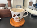 karphome日本進(jìn)口九谷燒陶瓷馬克杯招財貓咖啡杯家用茶杯手工杯子禮物 招財貓馬克杯（1只裝） 曬單實拍圖