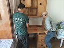 源氏木語(yǔ)兒童家具兒童學(xué)習桌椅書(shū)桌北歐簡(jiǎn)約實(shí)木書(shū)桌書(shū)柜組合小戶(hù)型學(xué)生家用寫(xiě)字桌 1.0米 書(shū)桌+移門(mén)上座 曬單實(shí)拍圖