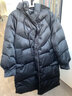歌莉婭 新年紅品羽絨服女款紅色新中式盤(pán)扣鵝絨服外套1BNR8D200 00B黑色 L 曬單實(shí)拍圖