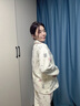 婧麒（JOYNCLEON）空氣棉月子服秋冬產(chǎn)后孕婦哺乳睡衣女懷孕期產(chǎn)婦喂奶家居服裝 尋寶小兔「適宜0-15℃」 XL 曬單實(shí)拍圖
