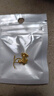 ABJB老鳳凰999黃金足金花朵U型耳釘雙耳洞小眾輕奢百搭小巧精致耳飾 金色花朵U型耳釘-ED151 一對裝【兩個(gè)耳釘】 曬單實(shí)拍圖