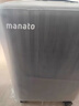 美納途（Manato）行李箱女小型拉桿箱密碼箱登機箱男拉鏈靜音萬(wàn)向輪旅行皮箱 墨黑丨細磨砂款 22英寸 【適合1-4天行程】 曬單實(shí)拍圖