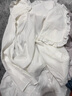 Jret設計感小眾娃娃領(lǐng)溫柔白襯衫女夏季新款減齡短袖衣服寬松法式上衣 白色優(yōu)質(zhì)版 M 曬單實(shí)拍圖