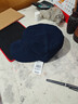 歌希尼爾軍帽男春秋帽子男士鴨舌帽平頂帽大頭圍秋冬休閑帽百搭防曬遮陽(yáng)帽 藏青色可調節 M 中碼58cm 曬單實(shí)拍圖
