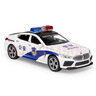 馳美兒童玩具警車(chē)合金仿真回力車(chē)公安110特警奔馳寶馬汽車(chē)模型禮物 寶馬M8警車(chē)-白（帶聲光） 曬單實(shí)拍圖