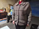 羅蒙（ROMON）短外套女千鳥格翻領(lǐng)百搭上衣2024新款秋冬裝口袋休閑短款毛呢衣服 圖片色 M 曬單實拍圖