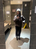 坦博爾（Tanboer）2025年新款羽絨服女短款時(shí)尚立領(lǐng)95%鴨絨保暖外套 榛果棕 S (160) 曬單實(shí)拍圖
