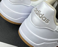 adidas ENTRAP美式校園風低幫運動板鞋少年感復古籃球鞋阿迪達斯 白/金色   38 曬單實拍圖