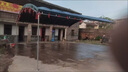 戶(hù)外遮陽(yáng)棚停車(chē)棚雨棚酒席帳篷擺攤防曬防雨養殖大棚大排檔門(mén)面 墨綠色 3米寬X5米長(cháng)（4加厚腳） 曬單實(shí)拍圖