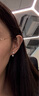 締晶99足銀圓耳釘女睡覺免摘耳環(huán)養(yǎng)耳洞耳環(huán)耳飾生日禮物女生送女友 曬單實(shí)拍圖