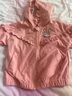 G.DUCKKIDS品牌童裝女童外套春秋季兒童連帽夾克洋氣女孩寶寶衣服中小童春裝 粉色 100 曬單實(shí)拍圖