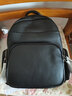 鋼琴師真皮雙肩包女時(shí)尚新款頭層牛皮送媽媽包包皮質(zhì)休閑女士軟皮背包 黑色耐磨頭層牛皮 曬單實(shí)拍圖