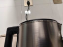 美的（Midea） 电热水壶家用1.7L烧水壶双钢防烫防干烧热水壶316不锈钢电水壶PJ17A01 实拍图
