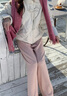 森馬（Semir）陳都靈羽絨服女國風(fēng)甜美盤(pán)扣2024冬季短款立領(lǐng)厚外套109724113015 曬單實(shí)拍圖