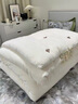 水星家紡出品大豆纖維冬被子繡花全棉滿(mǎn)繡刺繡21%大豆被純棉被芯 高端輕奢高級感條紋臘腸狗 高端輕奢高級感150x200cm夏涼被 曬單實(shí)拍圖