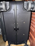 VCC鋁框行李箱拉桿箱側開(kāi)蓋小型登機箱女深倉大容量旅行密碼箱皮箱男 黑色【鋁框加厚款-承重200斤】 20英寸 【側開(kāi)登機箱+電腦倉】 曬單實(shí)拍圖