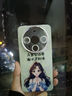 品盟（PISMEXOK）適用華為mate70/60pro手機殼新款佛系卡通漫畫可愛女孩保護套珍珠掛繩防摔親膚感鏡頭保護女款 【少女-淡青色】 華為 Mate 60 Pro 曬單實拍圖