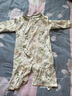 竹纖維爬服嬰兒衣服a類紗布連體衣竹棉寶寶涼感空調服新生兒睡衣 嗨比兔 80cm 曬單實拍圖