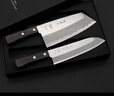 貝印關(guān)孫六套裝刀具家用切菜切片中式菜刀日本進(jìn)口（SK4&SK3S）不銹鋼 曬單實(shí)拍圖
