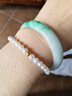 珍珠皇后999足金黃金小眾輕奢感淡水珍珠手鏈 4-5mm 周長(cháng)約16cm 曬單實(shí)拍圖
