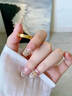 老廟黃金戒指女鉆紋米字足金999對戒閉口戒情侶結(jié)婚戒男士女士同款 可聯(lián)系客服刻字 商品為單只 曬單實拍圖
