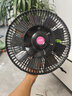 勝之星純銅雙電機(jī)車(chē)載風(fēng)扇24v大貨車(chē)12v伏汽車(chē)內(nèi)用三輪車(chē)強(qiáng)力搖頭電風(fēng)扇  12V【11寸16葉】升級(jí)大雙電機(jī) 曬單實(shí)拍圖