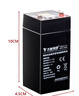 天能電池天能電子秤電池蓄電池4V電子稱(chēng)臺秤吊秤通用專(zhuān)用電瓶6V4.5A免焊接 4V4AH-送免焊線(xiàn) 曬單實(shí)拍圖