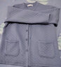欣尚優(yōu)老年人保暖內衣男單件上衣三層夾棉加厚純棉大碼開(kāi)衫對襟老人秋衣 中灰色 L 105 推薦120-140斤 曬單實(shí)拍圖