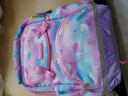 夢(mèng)樂(lè )（MoonRock）香港品牌新品小學(xué)生護脊書(shū)包減負輕便360°安全反光男女兒童背包 淺紫色/夢(mèng)幻美人貓LSS103P-24310 曬單實(shí)拍圖