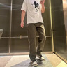 Levi's李維斯男士565寬松直筒工裝美式復古簡約通勤時尚休閑褲 軍綠色 32 (32) 曬單實拍圖