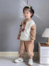 優(yōu)奇寶寶套裝2025年春季新款分體超萌嬰幼兒春秋外出服男小童衛衣褲子 小熊 100cm 曬單實(shí)拍圖