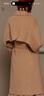 PORTS寶姿 新品女裝氣質(zhì)斗篷袖雙面呢大衣SN9C023CWF002 駝色 S (4) 曬單實(shí)拍圖