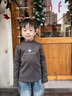 可可鴨（QQ DUCK）童裝兒童T恤男童打底衫加絨保暖冬季衣服暖暖打底碳灰；120 曬單實(shí)拍圖