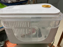 逗趣家大容量冷水壺帶龍頭檸檬冷飲超大涼水壺家用水果茶桶飲料冷水桶 中號無(wú)濾網(wǎng)款 3L 曬單實(shí)拍圖