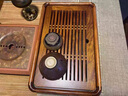 黑檀木茶盤(pán)家用辦公室儲水式一體式茶臺小型花梨木泡茶茶具托盤(pán) 花梨木 中號【可儲水1500ML尺寸約36*23】 曬單實(shí)拍圖