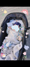 G.DUCKKIDS新生嬰兒帽子秋冬春秋天純棉嬰幼兒女寶寶2024年0-3-6歲男童帽子 藏青色五角星(雙層) M(6個月-2.5歲)適合頭圍43-47cm 曬單實(shí)拍圖