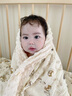 睡眠北鼻嬰兒被子純棉四季通用初生寶寶紗布蓋毯春秋幼兒園兒童空調被蓋被 叢林趣兔-夏季空調被薄款-適合22-28度 120x100cm 曬單實(shí)拍圖