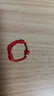 中國黃金（CHINA GOLD）黃金戒指男女款足金一生一世轉運珠情侶對戒指環(huán)情人節禮物送愛(ài)人 一生一世轉運珠戒指【紅繩】約0.08g 曬單實(shí)拍圖