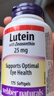 偉博（webber naturals）葉黃素護眼膠囊175粒25mg 加拿大進(jìn)口Lutein中老年成人 【抵御藍光 維持視力】2瓶 曬單實(shí)拍圖