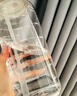 京樂(lè )家2L大容量運動(dòng)水杯雙飲杯子大容量吸管杯夏季軍訓太空杯學(xué)生水瓶壺 透明白【吸管+直飲】  2000ml 曬單實(shí)拍圖
