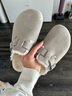 BIRKENSTOCK勃肯德國進(jìn)口男女款牛皮絨面革Boston shearling毛毛拖鞋 石灰色常規版1017650 41 曬單實(shí)拍圖