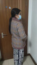 恰凡（QIAFAN）媽媽裝秋冬短款加絨外套2024新款加厚棉衣中老年女裝洋氣棉服棉襖 FcfgXM2 豆沙色加絨 XL  (推薦105斤以內(nèi)) 曬單實拍圖